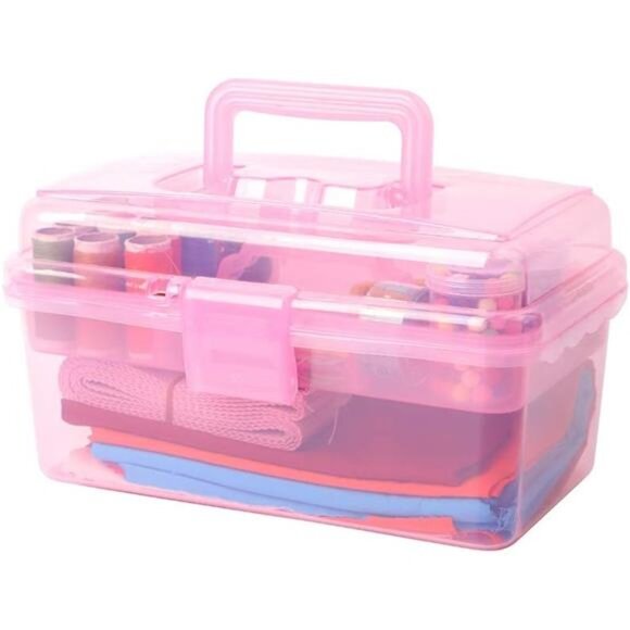 Multipurpose Plastic Storage Container Organizer Box Case - Picture 7 of 8